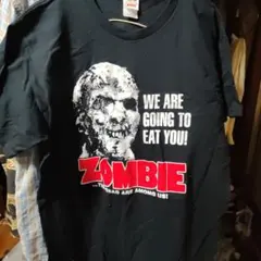 サンゲリアZOMBIE ホラー映画 プリントTシャツ ブラック L