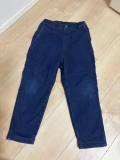 ユニクロ キッズ 暖パン ウォームイージーデニムパンツ 120cm 裏起毛 極暖