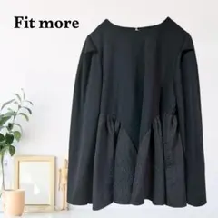 zC617【F】フィットモア(Fit more) ブラウス レース調 フレアのサムネイル