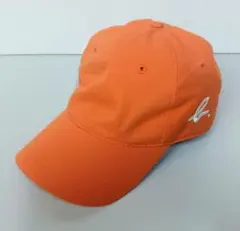 agnis b.アニエスベー ベースボールキャップ オレンジ/TU 刺繍入り