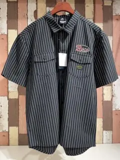 た*る様 F.A.T. ストライプ 半袖シャツ ネイビー TITCHサイズ - メルカリ