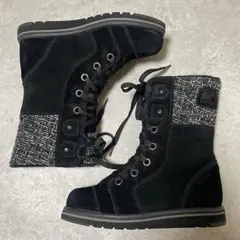 SOREL ソレル ライリー ブーツ レースアップブーツ ブラック 23.5cm