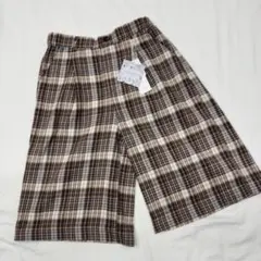 未使用品　しまむら　アベイル　チェックハーフパンツ 2025年最新】しまむら 柄・デザイン：チェック レディース ショート