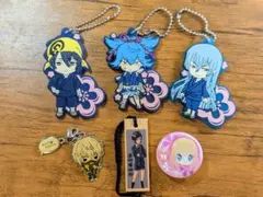 キャラクターグッズ キーホルダー缶バッチ 6点セットのサムネイル