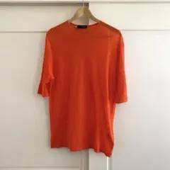 DSQUARED2 シアーコットンカットソー Tシャツ オレンジ M 美品