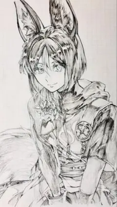 【手描き】原神 ティナリ ファンアート