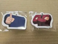 逆転裁判 カプくじ ヘアクリップ 成歩堂龍一 御剣怜侍