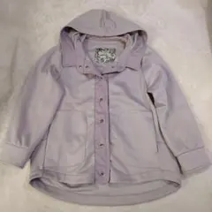 espace de calma ベージュ系バレルシルエット フード付きジャケット