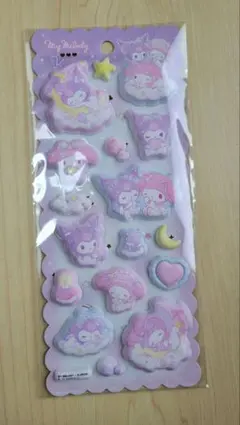 クロミ&マイメロ　ぷっくりシール　新品