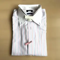 BRUNO FILLEGLI クレリックシャツ ストライプ