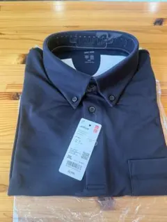 UNIQLO AIRism ポロシャツ 3XL ブラック　半袖 大きいサイズのサムネイル