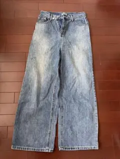 mystic ワイドレッグデニム ハイウエスト