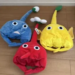 ピクミンなりきりキャラクター帽子3点セットのサムネイル
