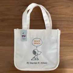 SNOOPY スヌーピー 刺繍ミニトート トートバッグ