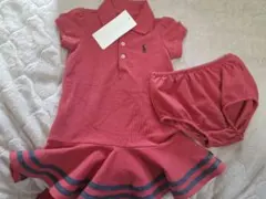 【タグ付き】Polo Ralph Lauren。ワンピース。ベビー。80㎝。半袖
