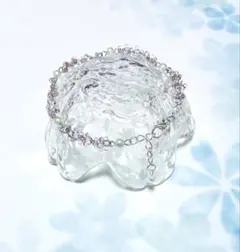 チェコビーズ＆パール　ブレスレット　ハンドメイド