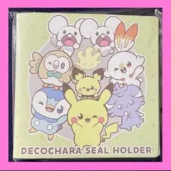 【新品未開封】 ポケピース ポケモン デコキャラシール ホルダー 2025