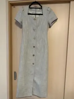 eimyistoireエイミーイストワール カラーツイードクラシカルワンピース