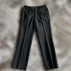 ブラック スラックス 日本製ウール100% 美品‼️