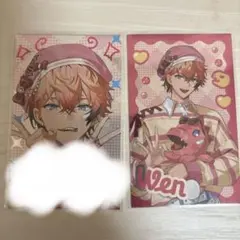 ぎゃうるふ ランダム チェキ風カード 赤城 ウェン レア　ノーマル