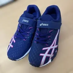 asics キッズシューズ 22.0 cm ネイビー・ピンク