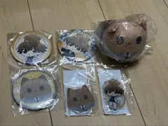 文豪ストレイドッグス くじ引き堂 A賞 ぬい 太宰治 ネームバッジ 缶