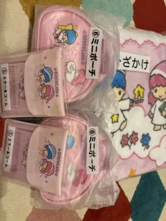 キキララ一番くじキャラクター収納ケースとコームブランケットのセット