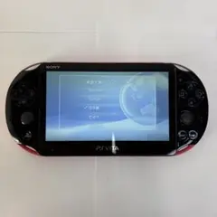 動作品 PS VITA 本体 PCH-2000 ピンク ブラック SONY