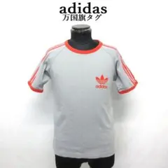 MY0469▲adidas▲アディダス 00ｓ万国旗タグ トレフォイルリンガーT