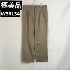 【極美品】DOCKERS チノパン スラックス 2タック W36L34