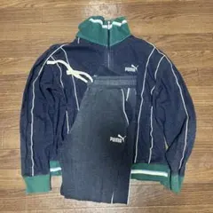 PUMA プーマ ジャージ セットアップ L/M ネイビーのサムネイル