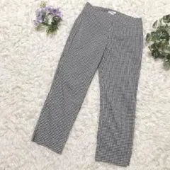 INED イネド ギンガムチェック クロップドパンツ 3 Lサイズ 日本製のサムネイル