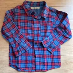 100 チェックシャツ ネルシャツ　グローバルワーク