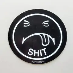 SUPREME SHIT BLACK STICKER