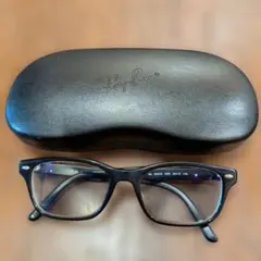 Ray-Ban ブラック メガネ ケース付き