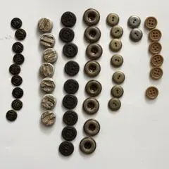 ボタン まとめ売り/サンプルや予備ボタン、服飾デザイナー保管品など色々