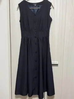 JUSGLITTY ノースリーブフレアワンピース