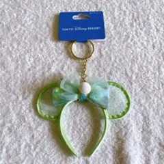 【新品未使用】ディズニー　ティンカーベル　カチューシャ　キーホルダー