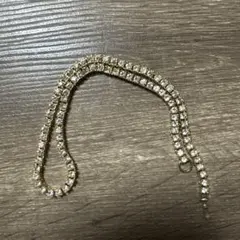 ラクリスジュエリー テニスチェーンネックレス 3mm.50cm シルバー