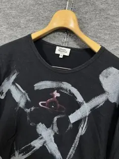 綺麗 正規品 ヴィアンウエストウッドマン オーブ スカル プリント 長袖Tシャツのサムネイル