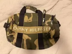TOMMY HILFIGER 迷彩 2way ミニボストンバッグ ドラムバッグ