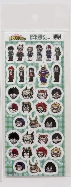 ヒロアカ ジロリだらけシートステッカー