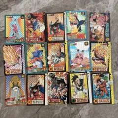 ドラゴンボールZ カードダス キラカード 14枚セット まとめ売り 当時物