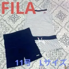 美品　水着　レディース　FILA　11号Lサイズ　セパレート　日本製　ダイビング