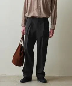 おーちゃん様専用】steven alan ワンプリーツ スラックス - メルカリ