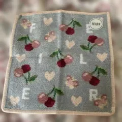 フェイラー キープスマイリングチェリー ハンカチ