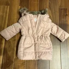 ピンク フード付きジャケット