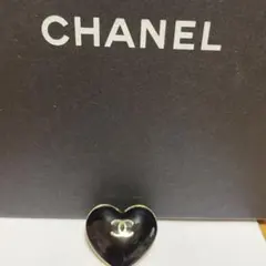 未使用品❣️正規品CHANEL ハート型チャーム 黒