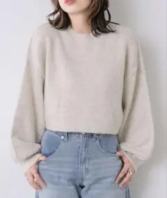 ジャギーMIXニットPO RETRO GIRL