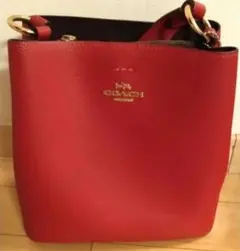 COACH 2WAY ショルダーバッグ ハンドバッグ レッド モーリー 美品 赤のサムネイル